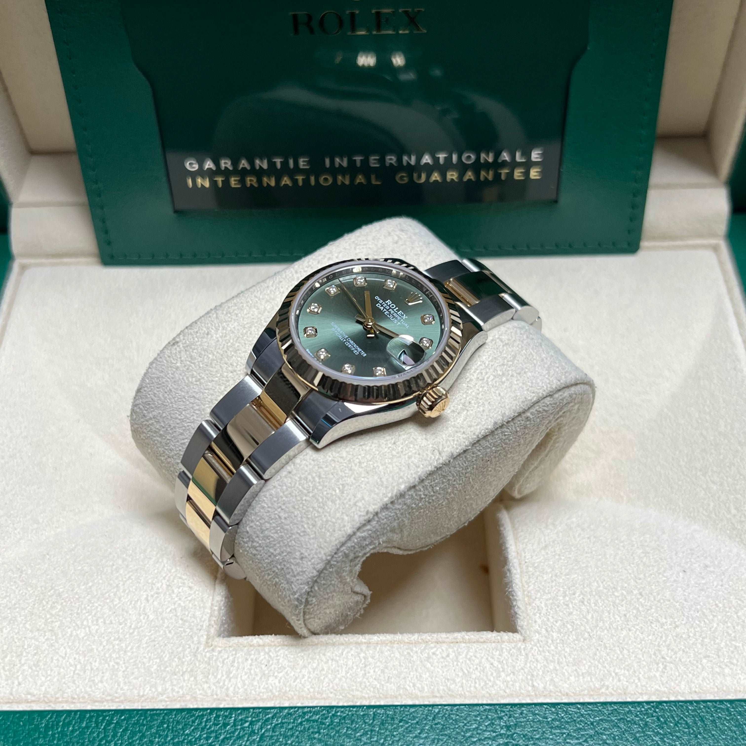 Datejust 31mm Midi 278273 (Olive Green Diamond Dial) Chronofinder Ltd