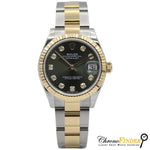 Load image into Gallery viewer, Datejust 31mm Midi 278273 (Olive Green Diamond Dial) Chronofinder Ltd
