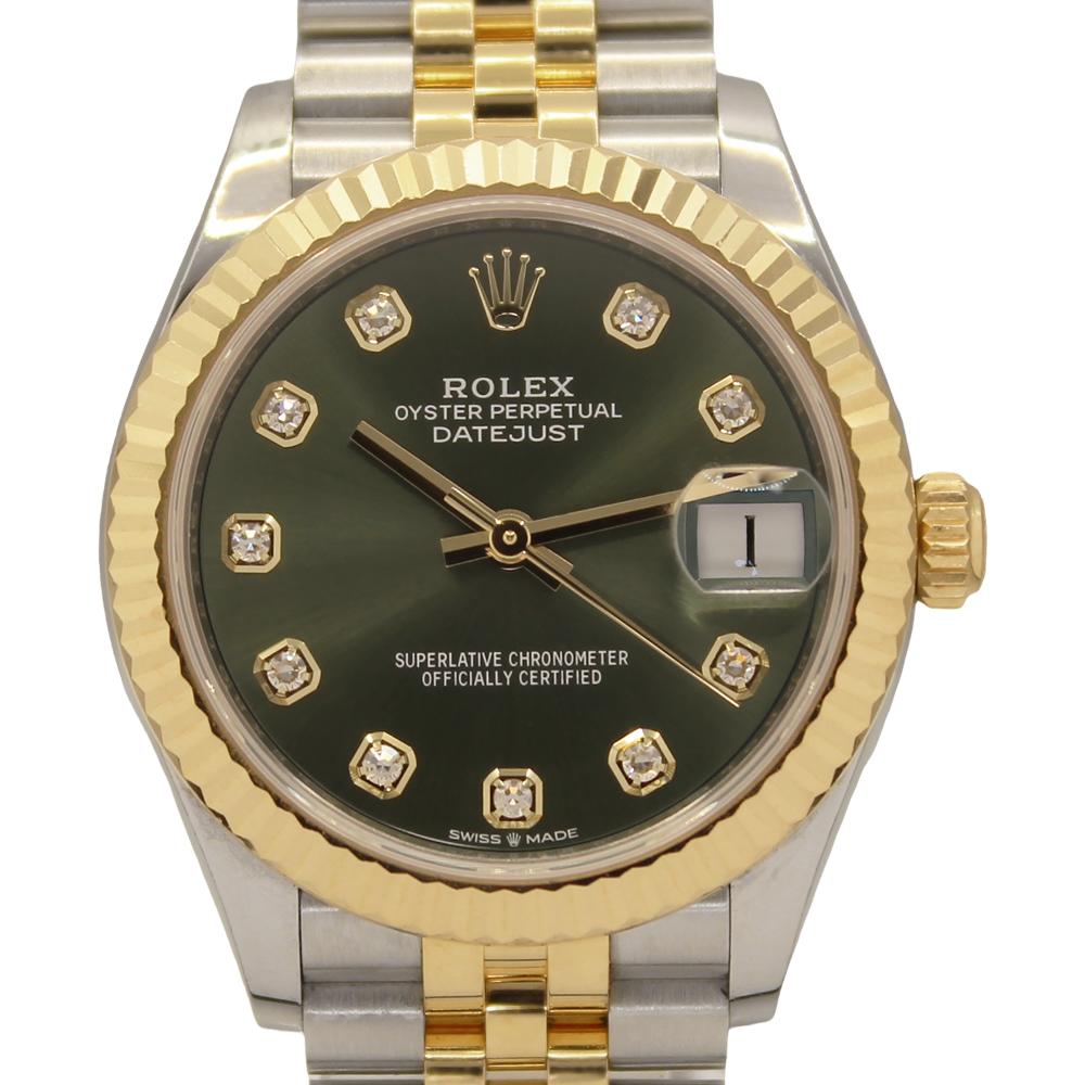 Datejust 31mm Midi 278273 (Olive Green Diamond Dial-Jubilee)