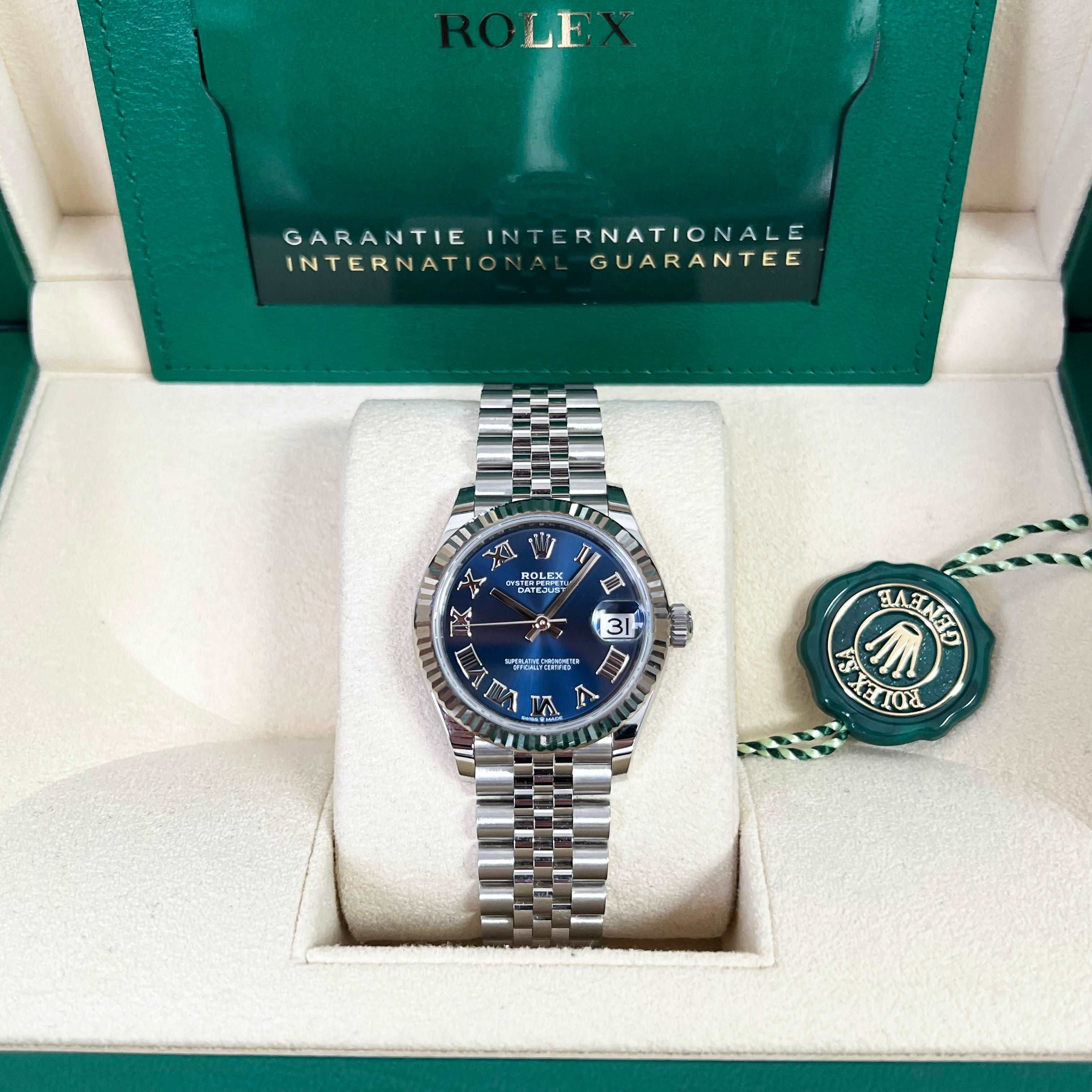 Datejust 31mm Midi 278274 (Navy Blue Roman Dial) Chronofinder Ltd