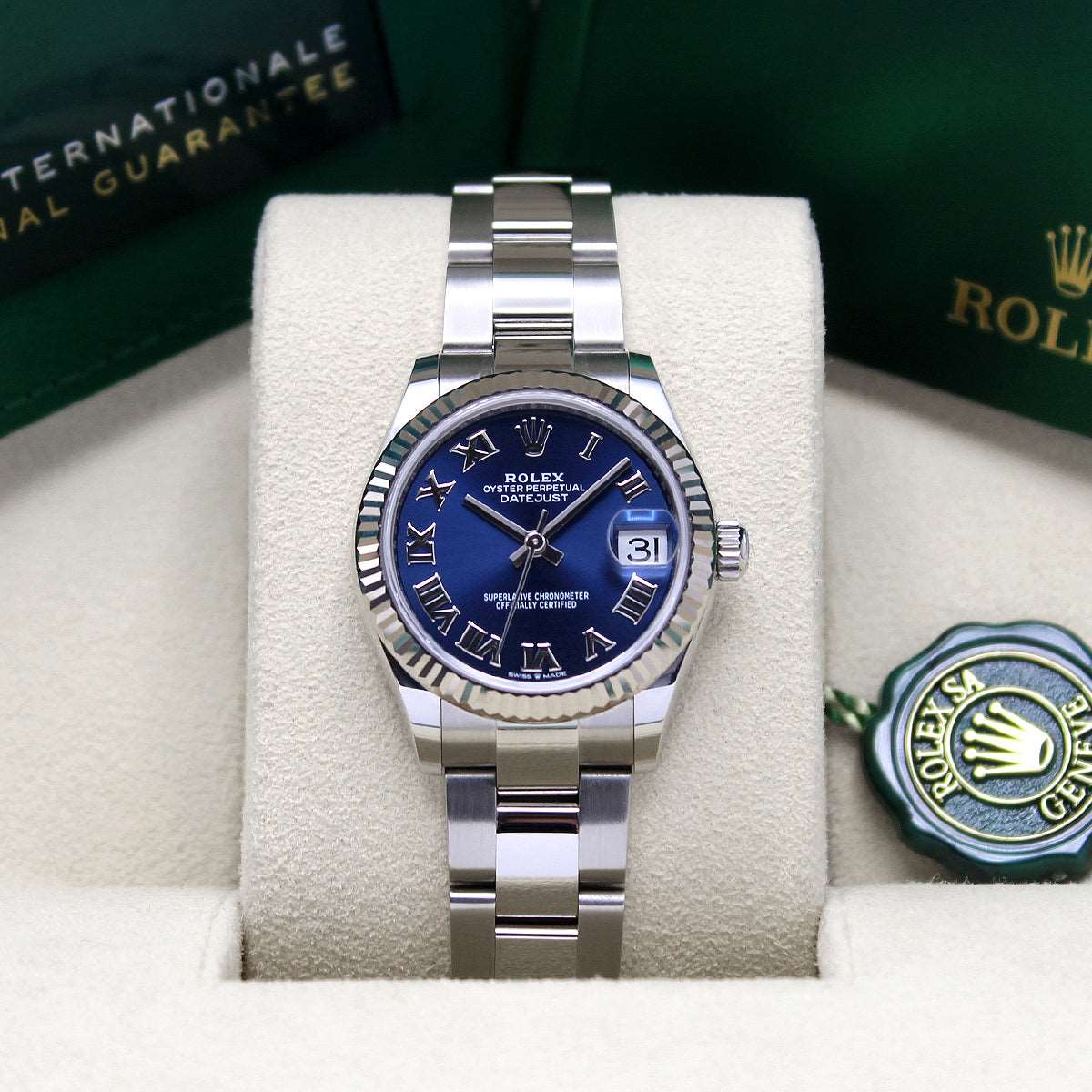 Datejust 31mm Midi 278274 Oyster (Navy Blue Roman Dial) Chronofinder Ltd