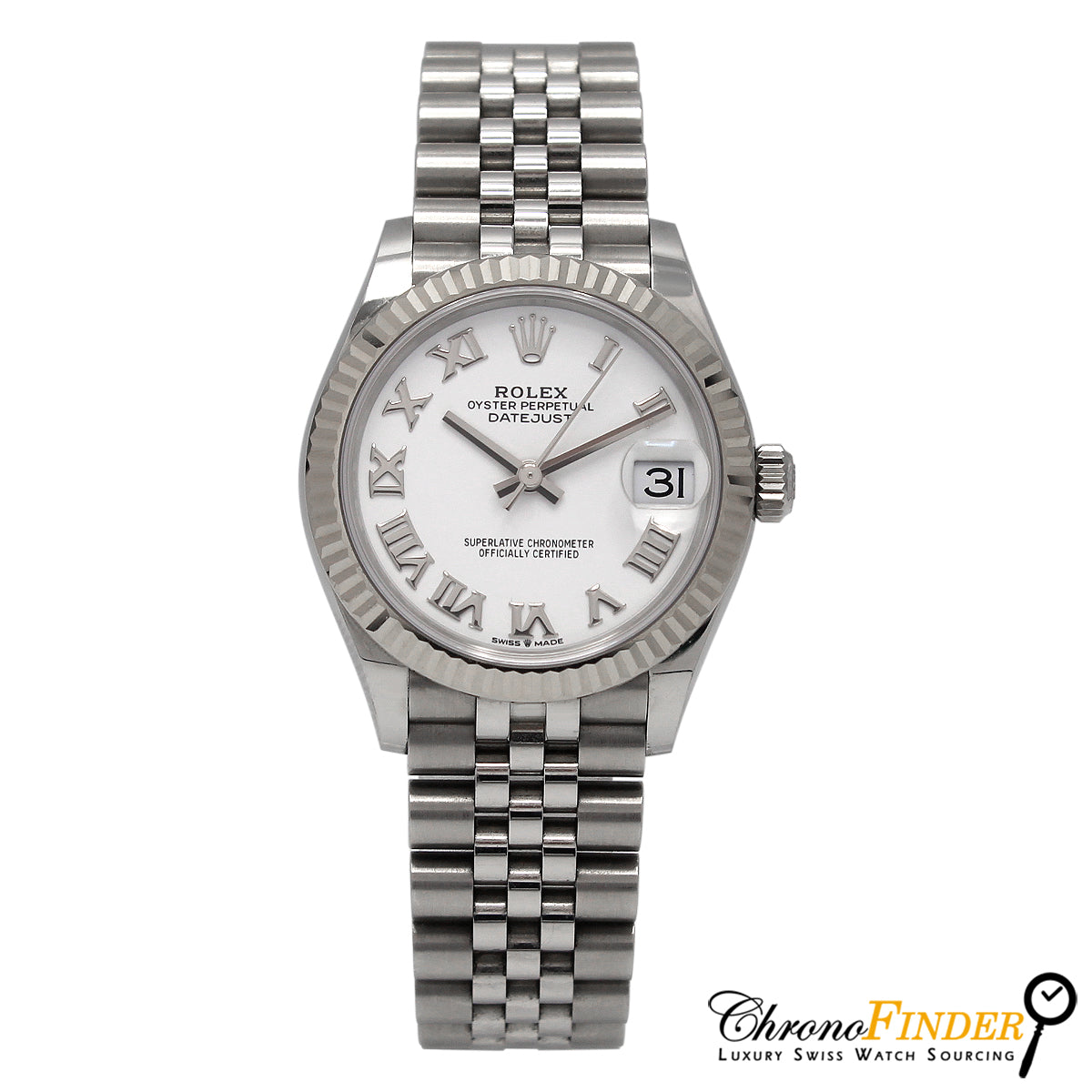 Datejust 31mm Midi 278274 (White Roman Numeral Dial) Chronofinder Ltd