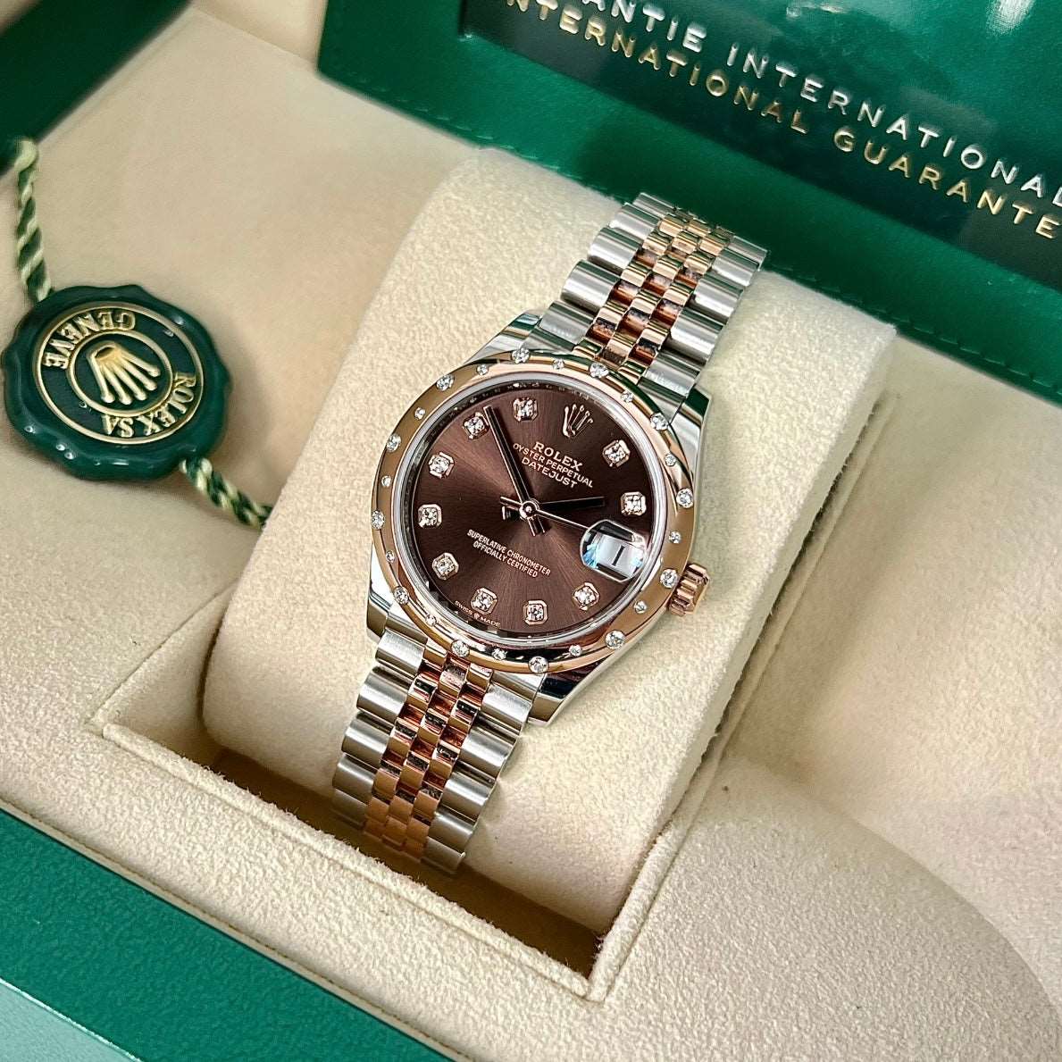 Datejust 31mm Midi 278341RBR (Chocolate Diamond Dial) Chronofinder Ltd