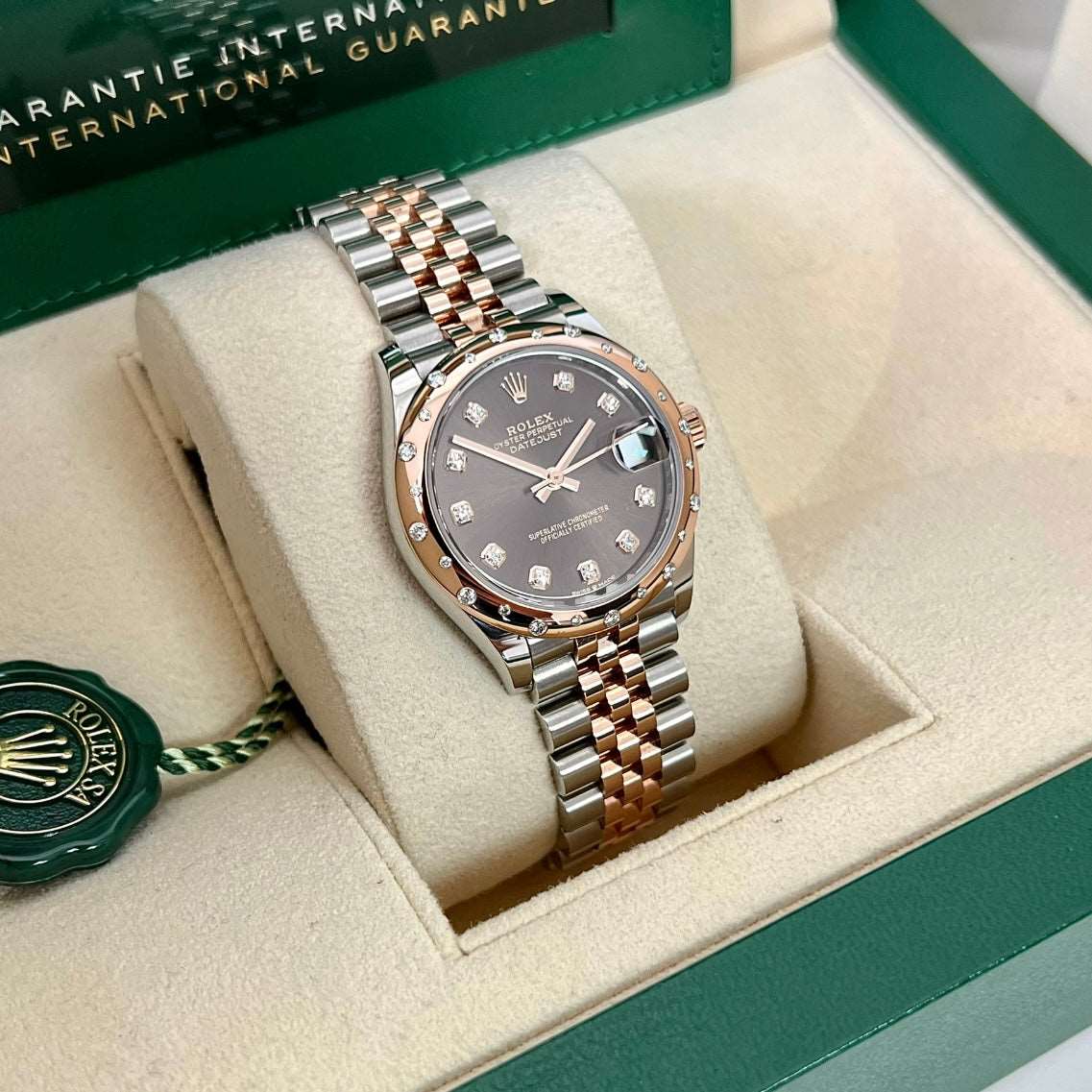 Datejust 31mm Midi 278341RBR (Chocolate Diamond Dial) Chronofinder Ltd