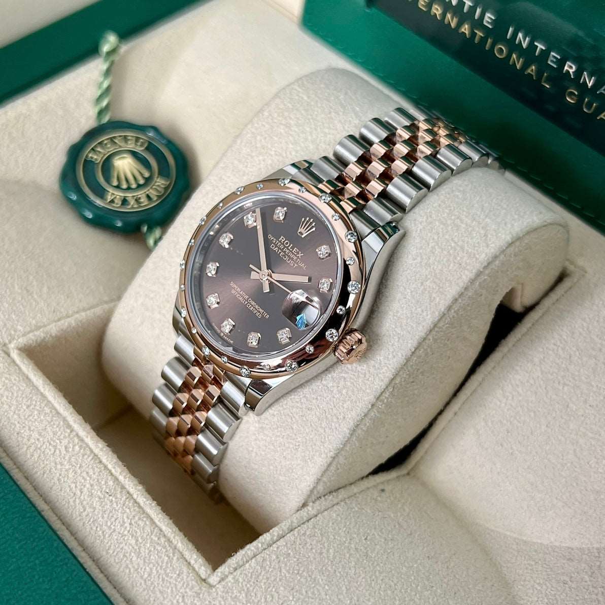 Datejust 31mm Midi 278341RBR (Chocolate Diamond Dial) Chronofinder Ltd