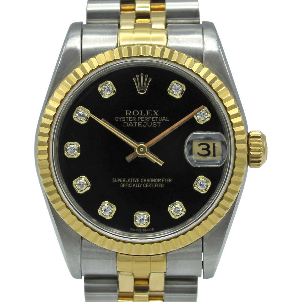 Datejust 31mm Midi 78273 (Black Diamond Dial)