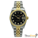 Datejust 31mm Midi 78273 (Black Diamond Dial) Chronofinder Ltd