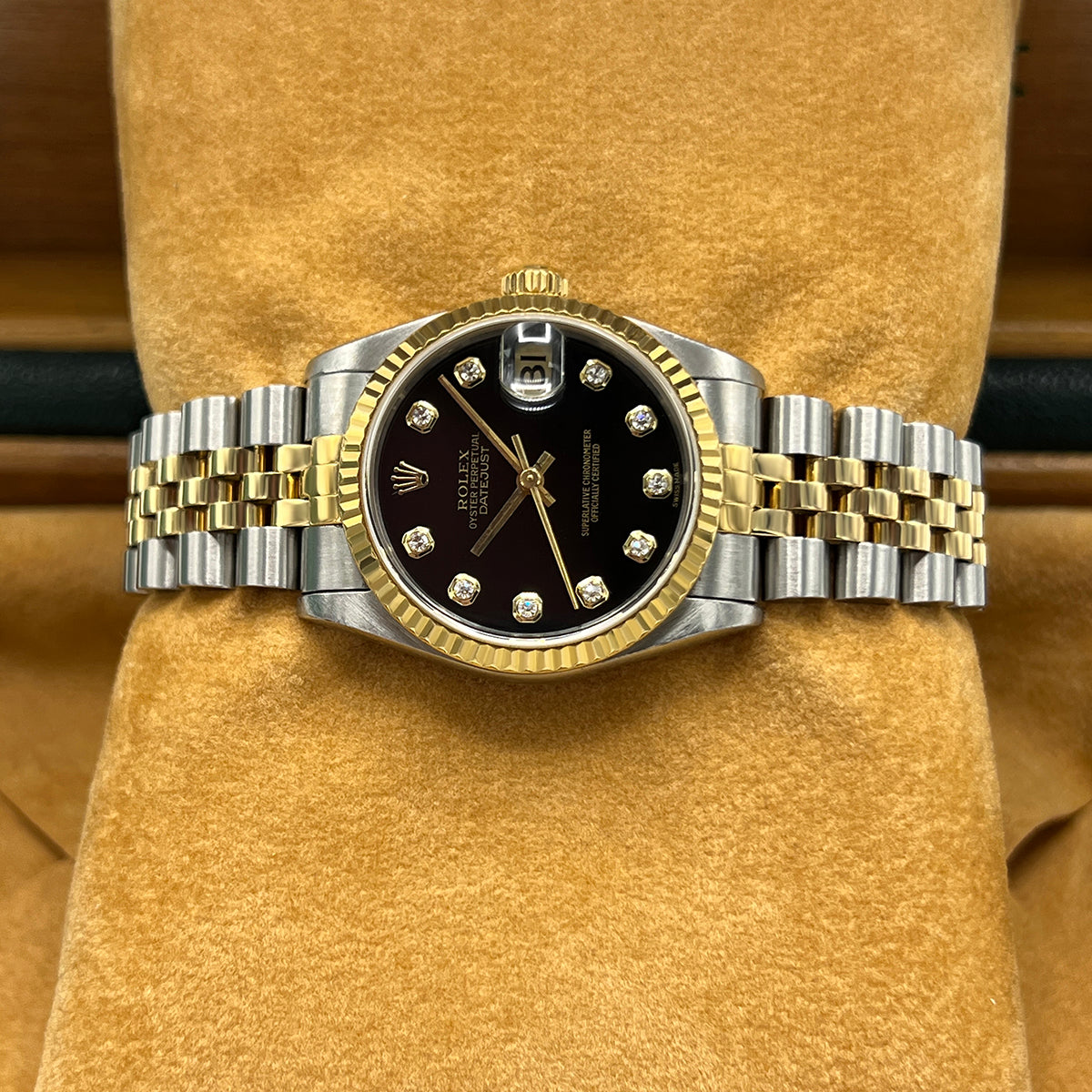 Black face rolex oyster perpetual hotsell