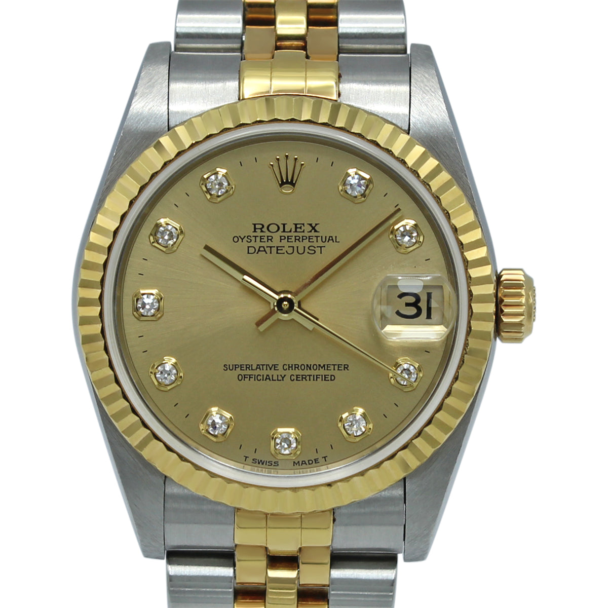 Datejust 31mm Midi 78273 (Champagne Diamond Dial)