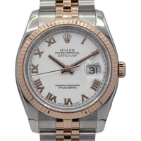 Datejust 36 116231 (White Roman Numeral Dial) Chronofinder Ltd