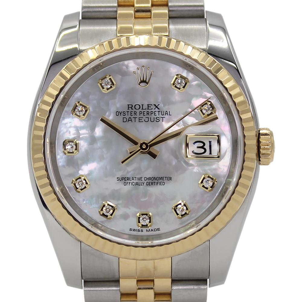 Datejust 36 116233 (Mother-of-Pearl Diamond Dial) Chronofinder Ltd