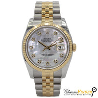 Datejust 36 116233 (Mother-of-Pearl Diamond Dial) Chronofinder Ltd