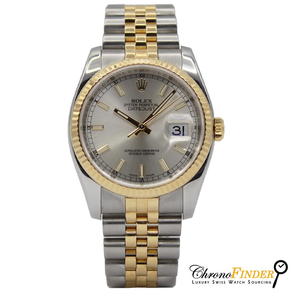 Datejust 36 116233 (Silver Baton Dial)