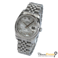 Datejust 36 116234 (Mother-of-Pearl Diamond Dial) Chronofinder Ltd