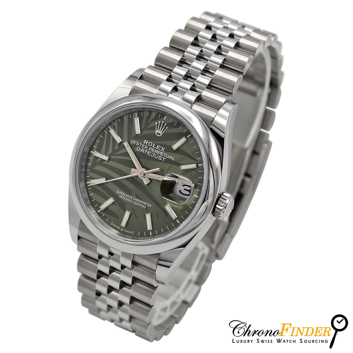 Datejust 36 126200 (Palm Dial) Chronofinder Ltd