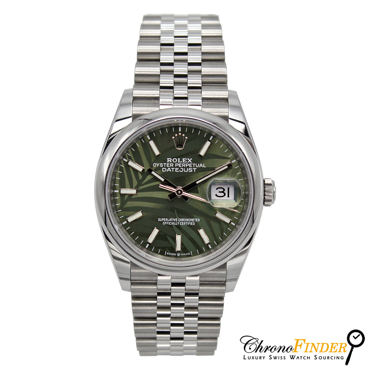 Datejust 36 126200 (Palm Dial) Chronofinder Ltd