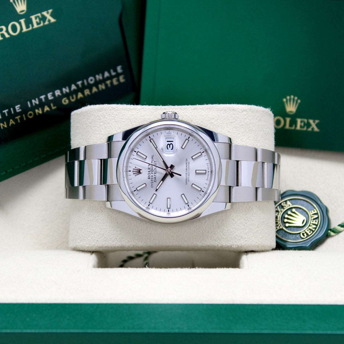 Datejust 36 126200 (Silver Baton Dial) Chronofinder Ltd