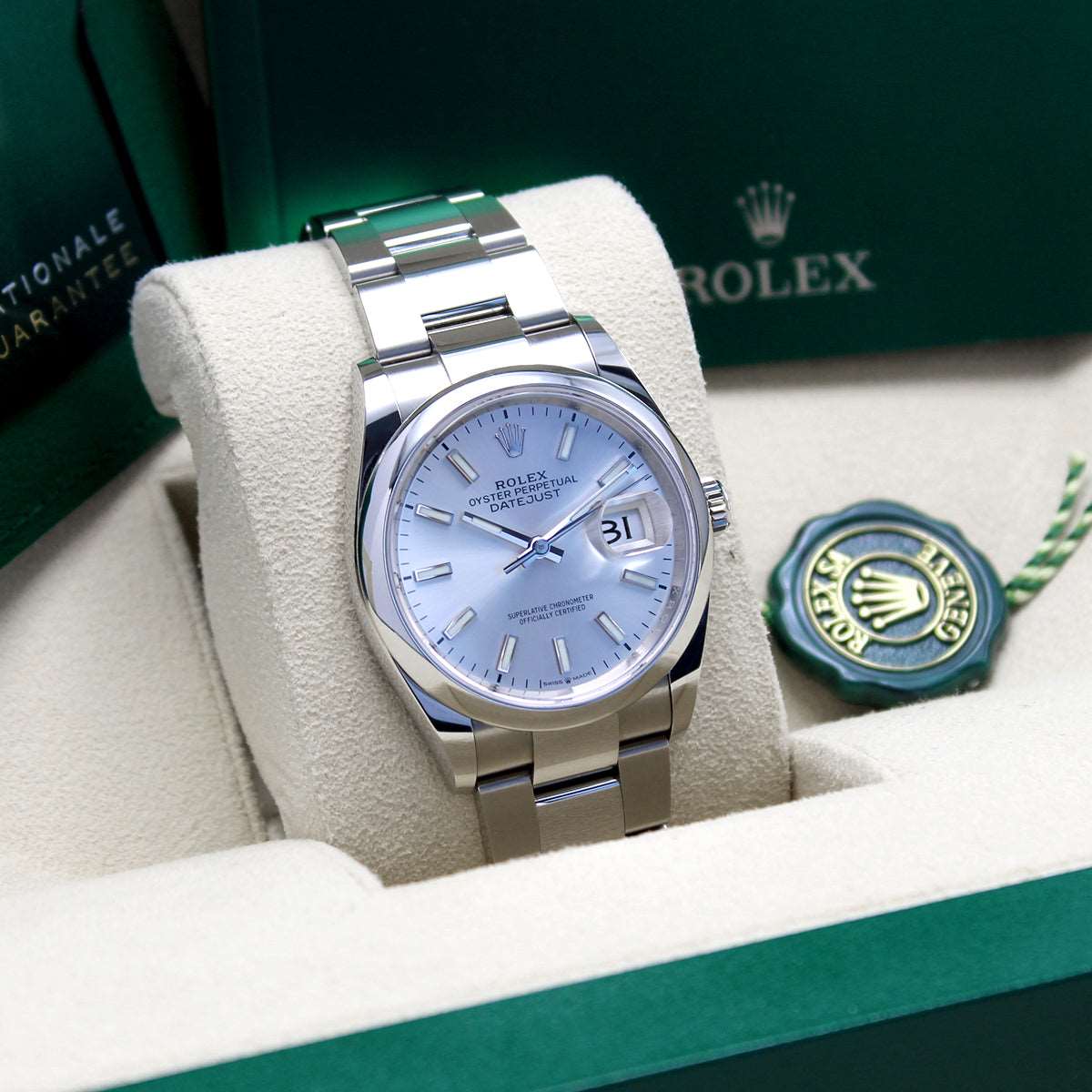 Datejust 36 126200 (Silver Baton Dial) Chronofinder Ltd