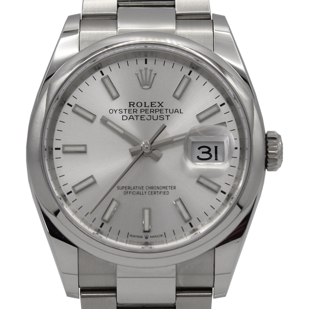 Datejust 36 126200 (Silver Baton Dial)