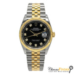 Load image into Gallery viewer, Datejust 36 126233 (Black Diamond Dial) Chronofinder Ltd
