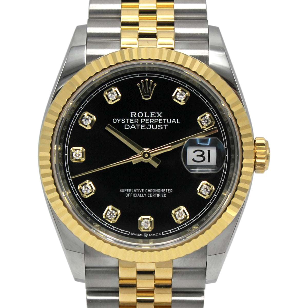 Datejust 36 126233 (Black Diamond Dial)