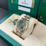 Load image into Gallery viewer, Datejust 36 126233 (Olive Green Diamond 6 &amp; 9) Chronofinder Ltd
