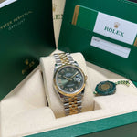 Load image into Gallery viewer, Datejust 36 126233 (Olive Green Diamond 6 &amp; 9-Jubilee) Chronofinder Ltd
