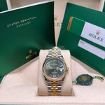 Load image into Gallery viewer, Datejust 36 126233 (Olive Green Diamond 6 &amp; 9-Jubilee) Chronofinder Ltd
