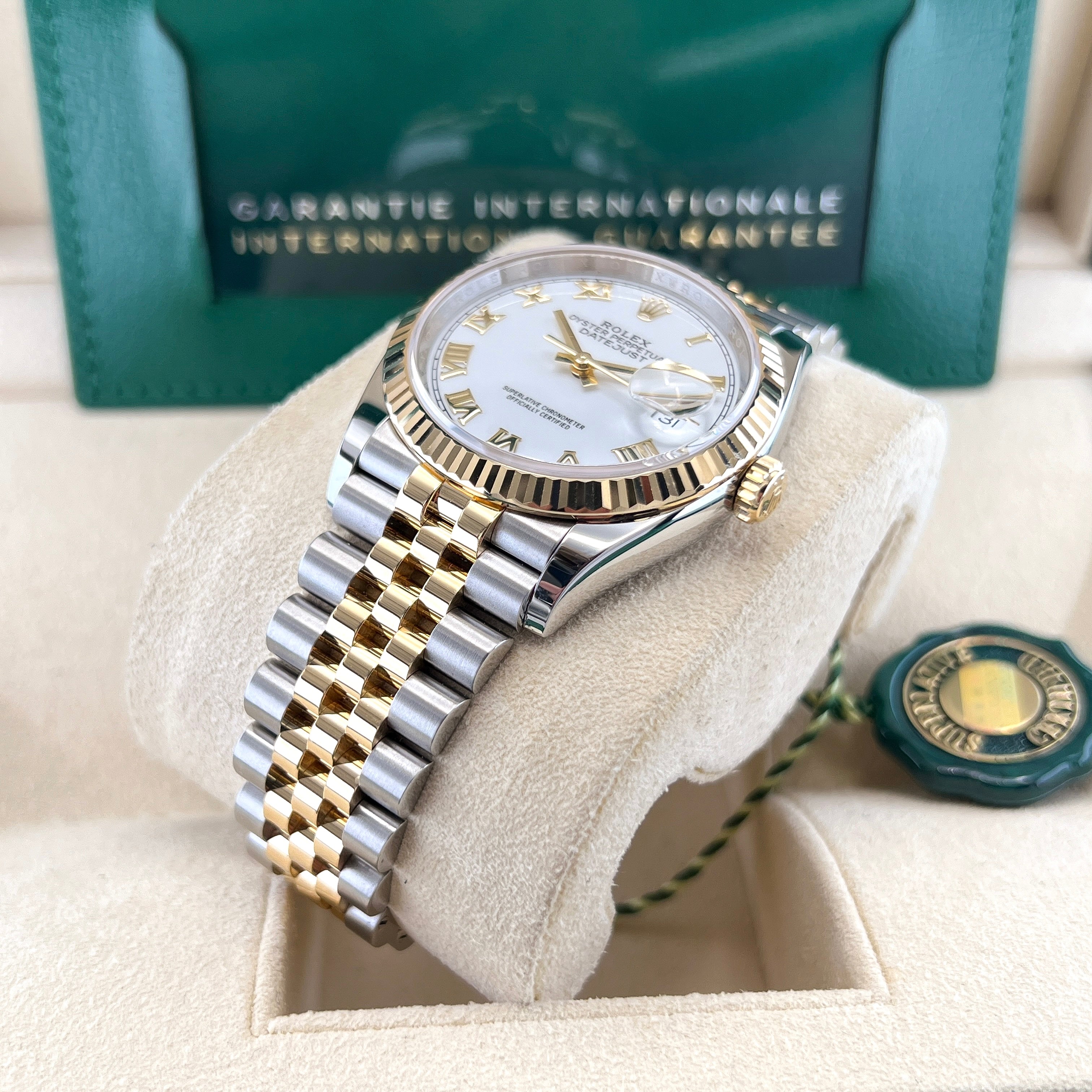 Datejust 36 126233 (White Roman Numeral Dial) Chronofinder Ltd