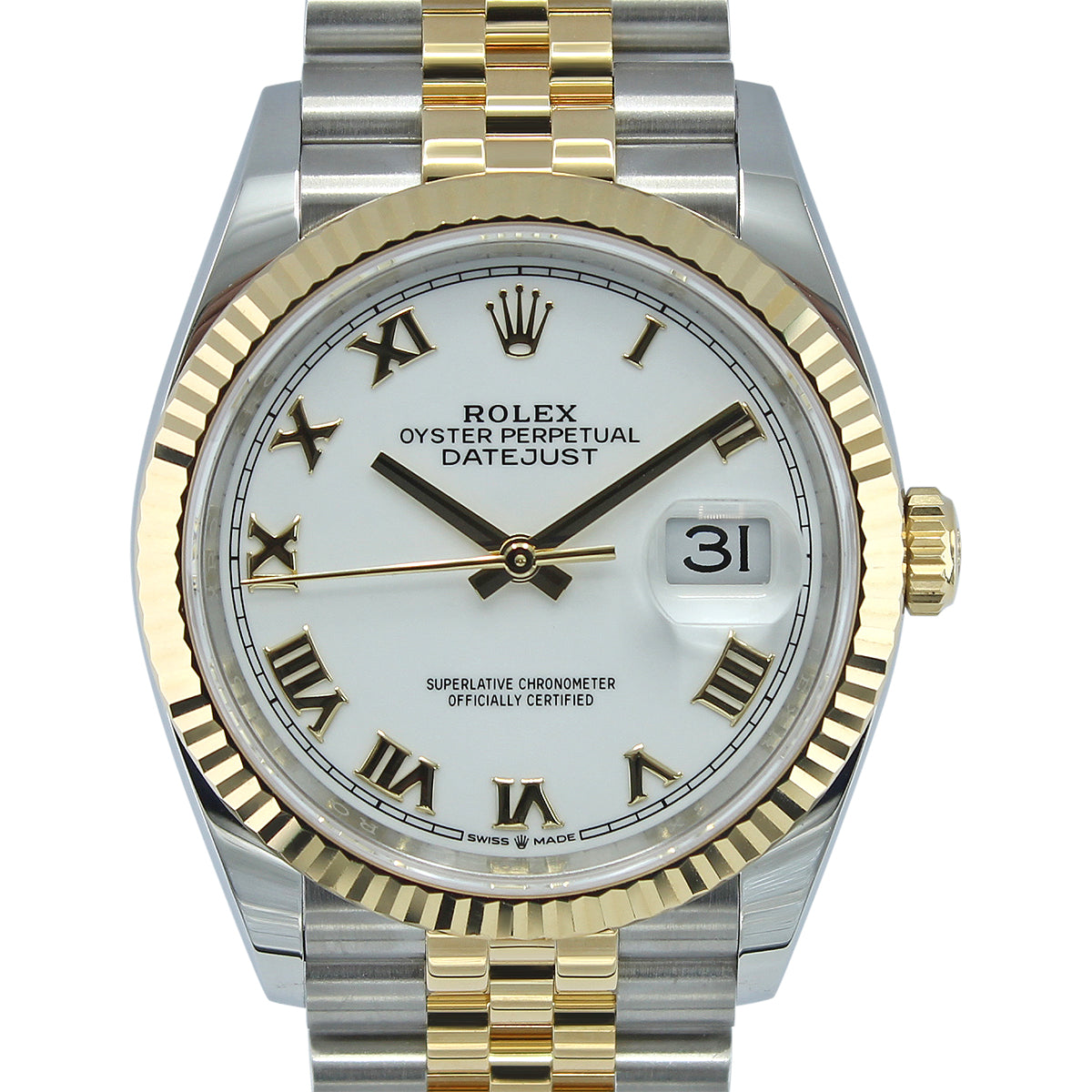 Datejust 36 126233 (White Roman Numeral Dial)