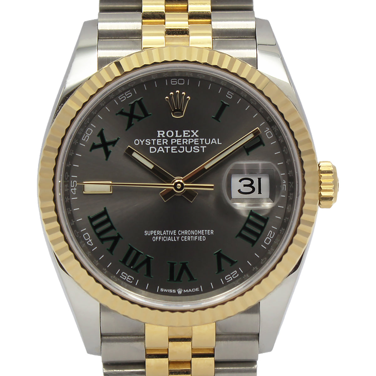 Datejust 36 126233 (Wimbledon Dial) Chronofinder Ltd