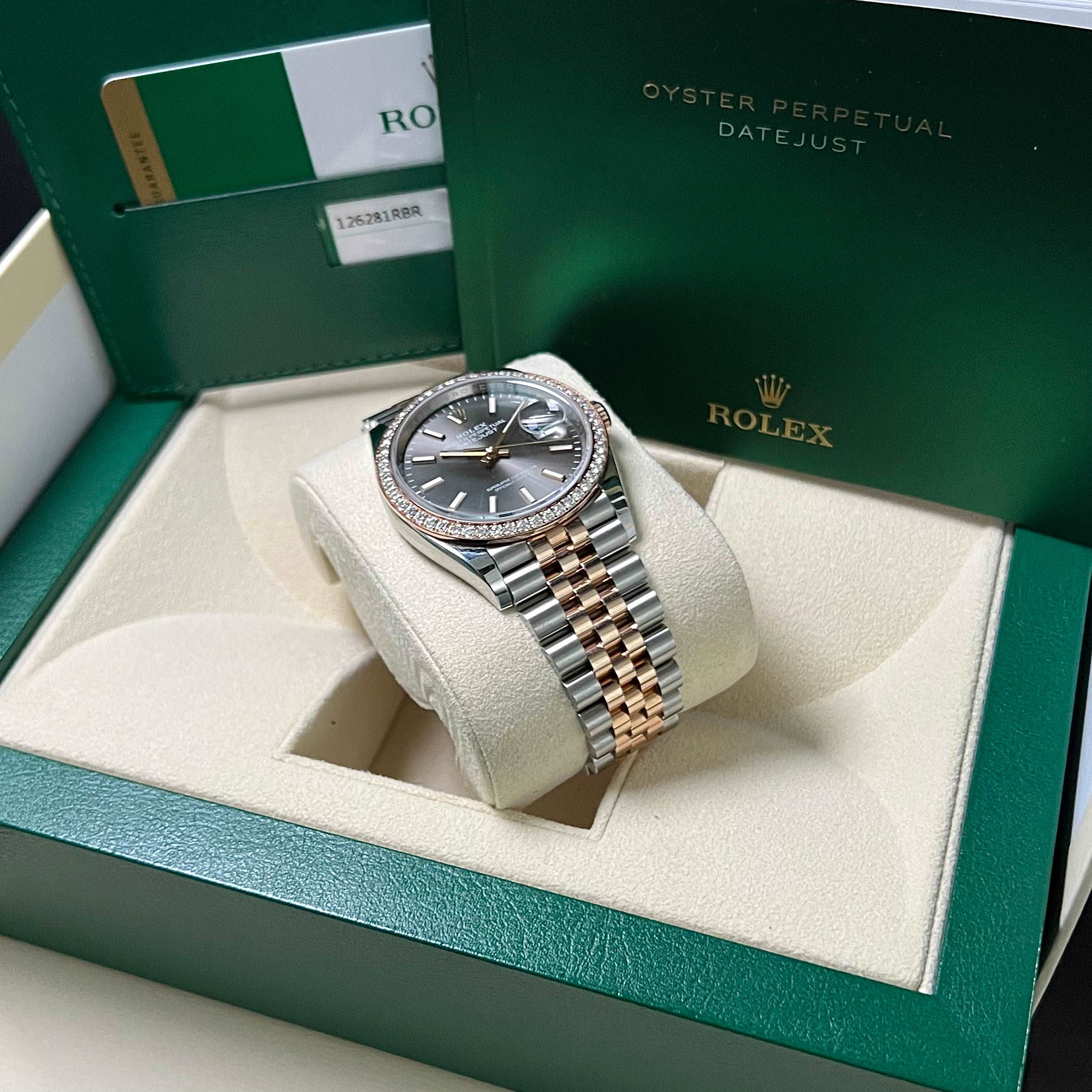 Datejust 36 126281RBR (Rhodium Dial) Chronofinder Ltd