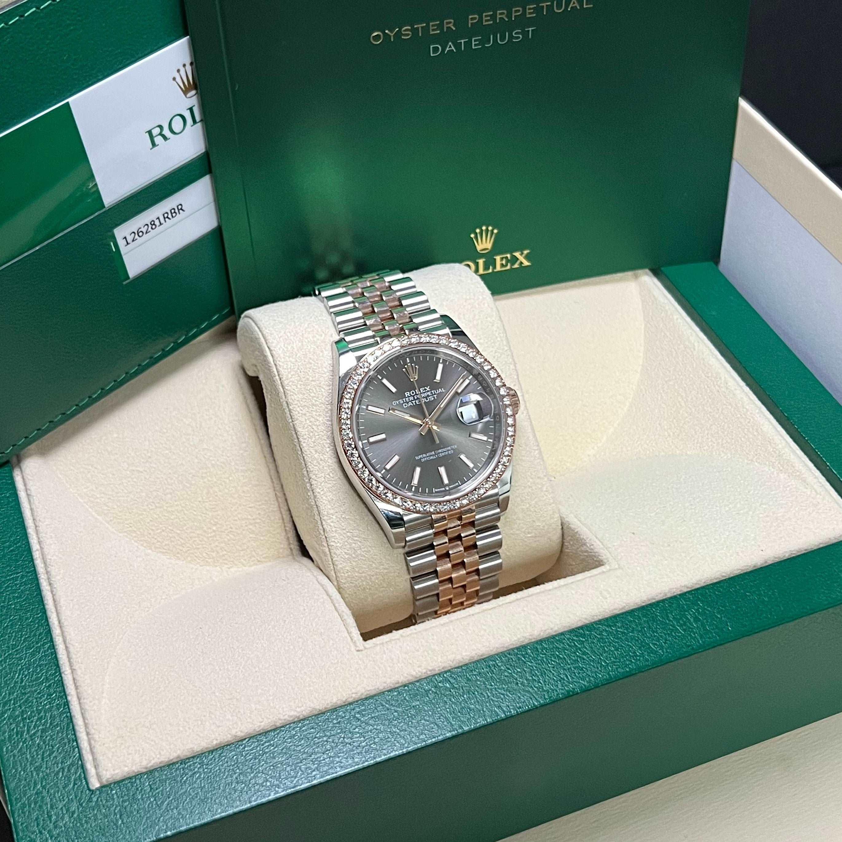 Datejust 36 126281RBR (Rhodium Dial) Chronofinder Ltd