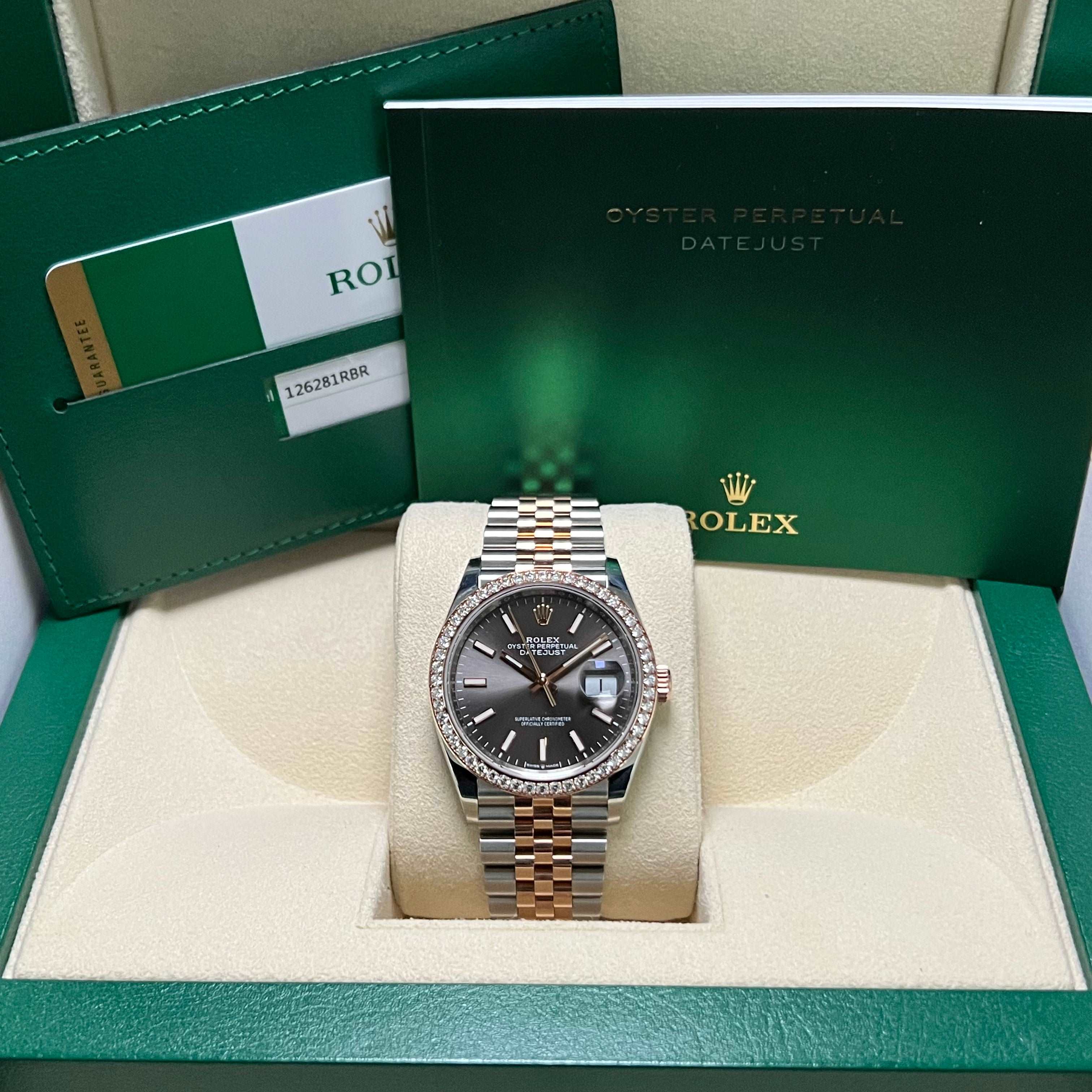 Datejust 36 126281RBR (Rhodium Dial) Chronofinder Ltd