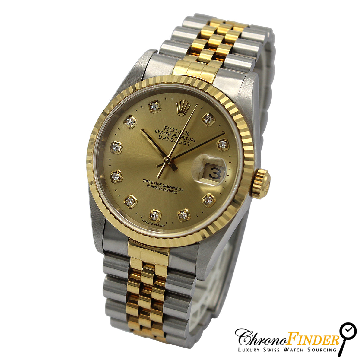 Datejust 36 16233 (Champagne Diamond Dial)