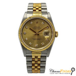 Load image into Gallery viewer, Datejust 36 16233 (Champagne Diamond Dial) Chronofinder Ltd
