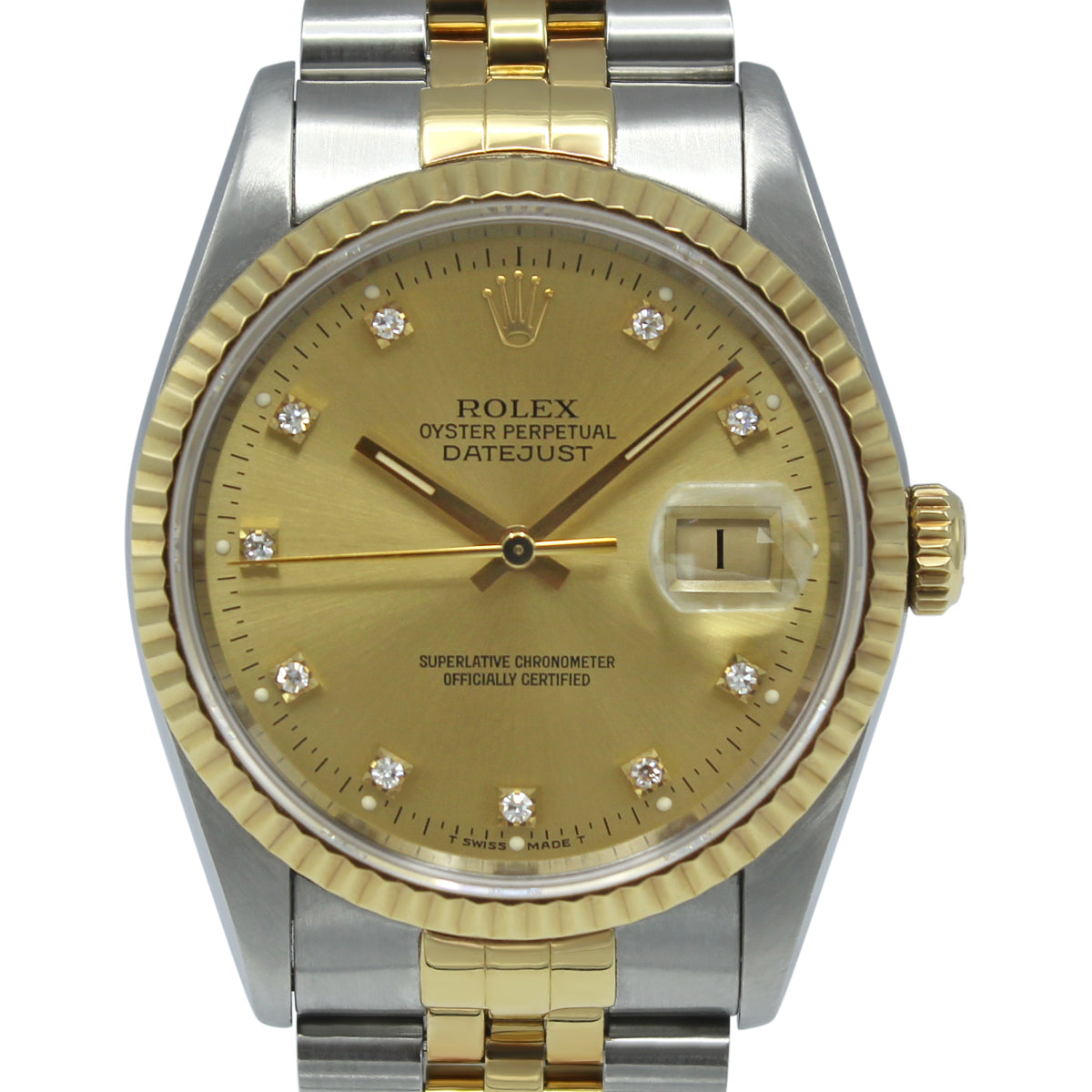 Datejust 36 16233 (Champagne Diamond Dial) 1994