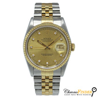 Datejust 36 16233 (Champagne Diamond Dial) Chronofinder Ltd