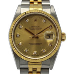 Load image into Gallery viewer, Datejust 36 16233 (Champagne Diamond Dial) Chronofinder Ltd

