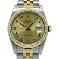 Datejust 36 16233 (Champagne Roman Numeral) Chronofinder Ltd