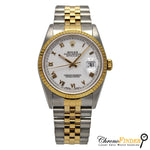 Load image into Gallery viewer, Datejust 36 16233 (Thin White Roman Numeral) Chronofinder Ltd