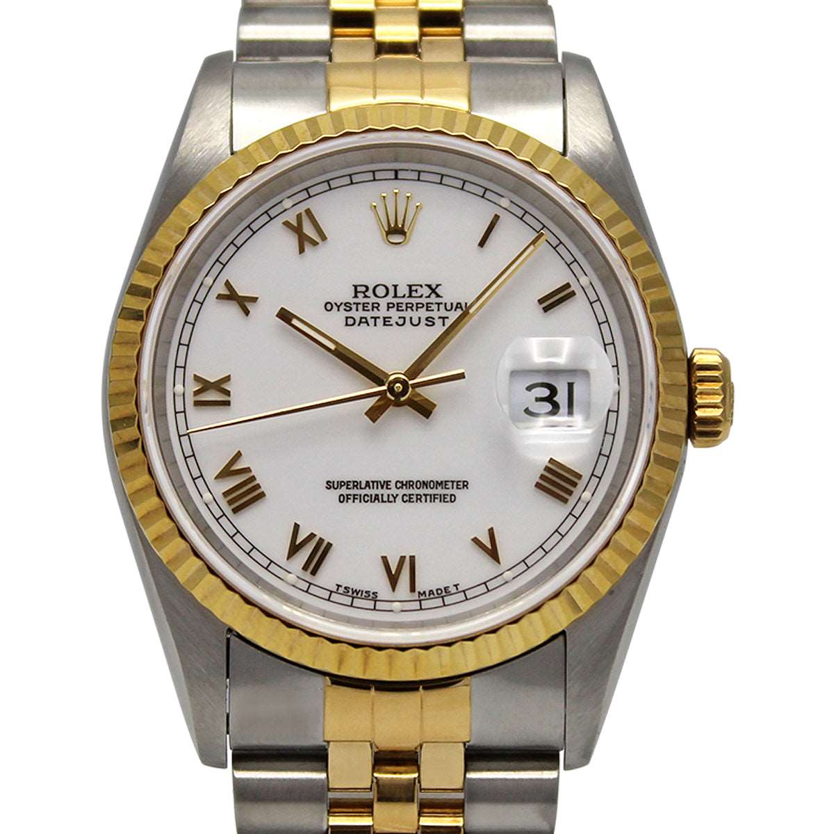 Datejust 36 16233 (Thin White Roman Numeral)