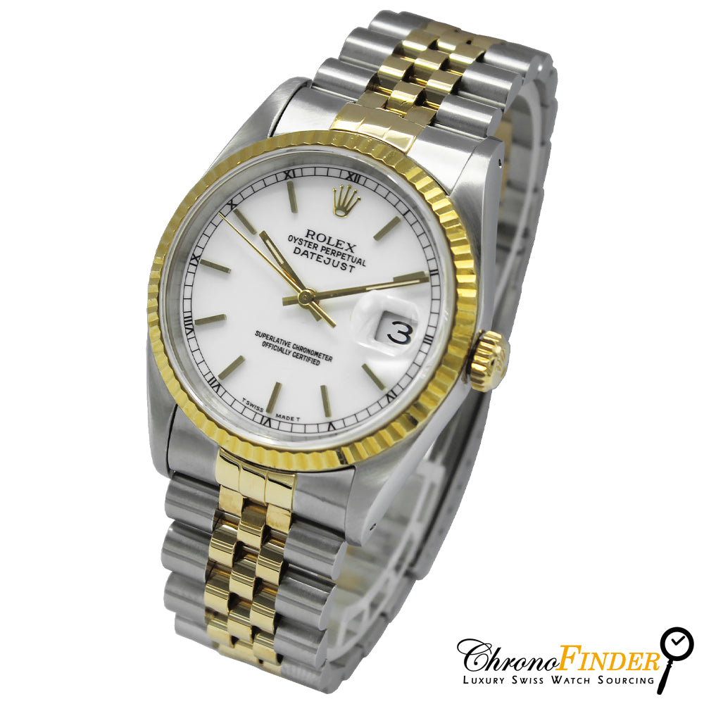 Datejust 36 16233 (White Baton Dial)