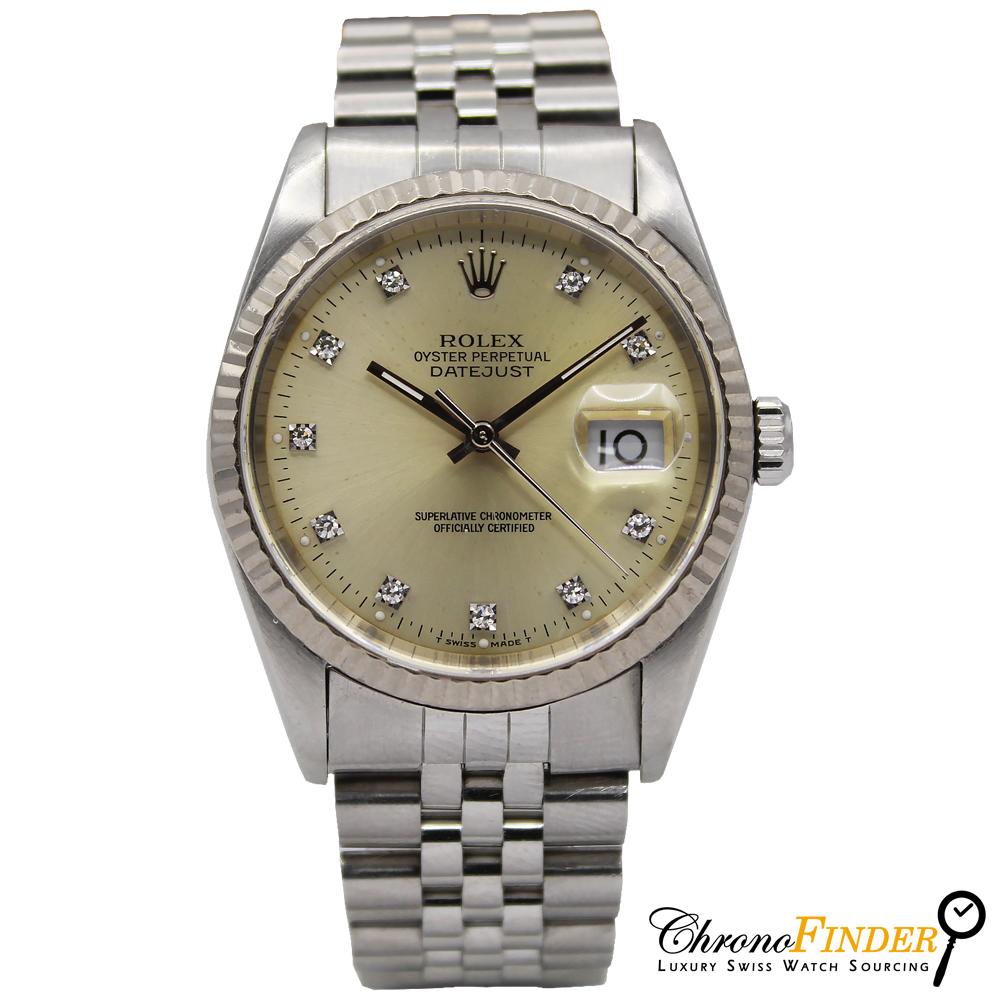 Datejust 36 16234 (Diamond Dial) Chronofinder Ltd