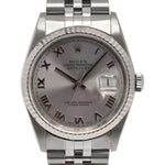 Datejust 36 16234 (Rhodium Roman Numeral) Chronofinder Ltd