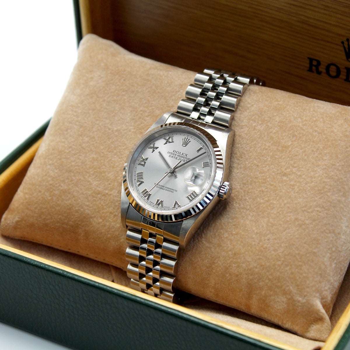 Datejust 36 16234 (Rhodium Roman Numeral) Chronofinder Ltd