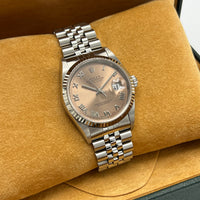 Datejust 36 16234 (Salmon Roman Numeral Dial) Chronofinder Ltd