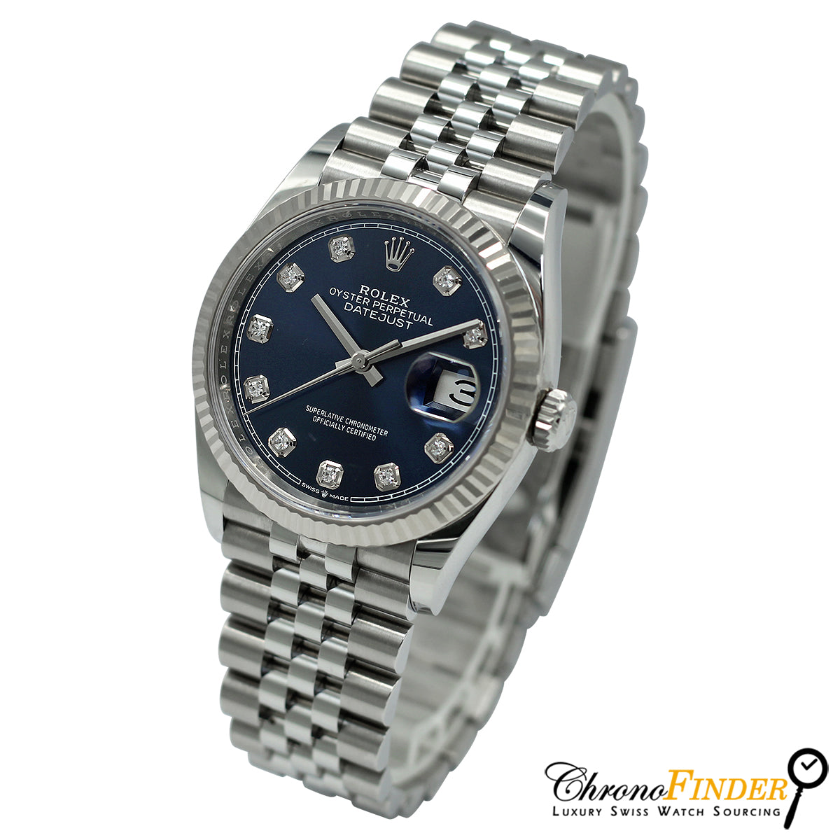 Datejust 36 126234 (Navy Blue Diamond Dial)