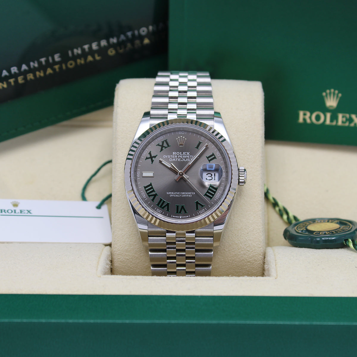 Datejust 36mm 126234 (Wimbledon Dial) Chronofinder Ltd