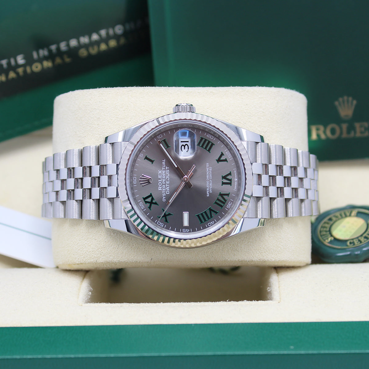 Datejust 36mm 126234 (Wimbledon Dial) Chronofinder Ltd